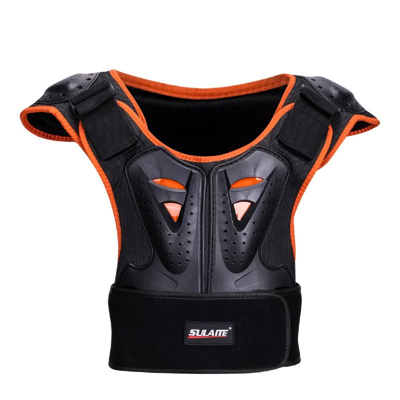 Kid Body Armour Chránič Páteře Hrudník Vesta Moto Brnění Cyklistika Lyžování Jízda Skateboarding