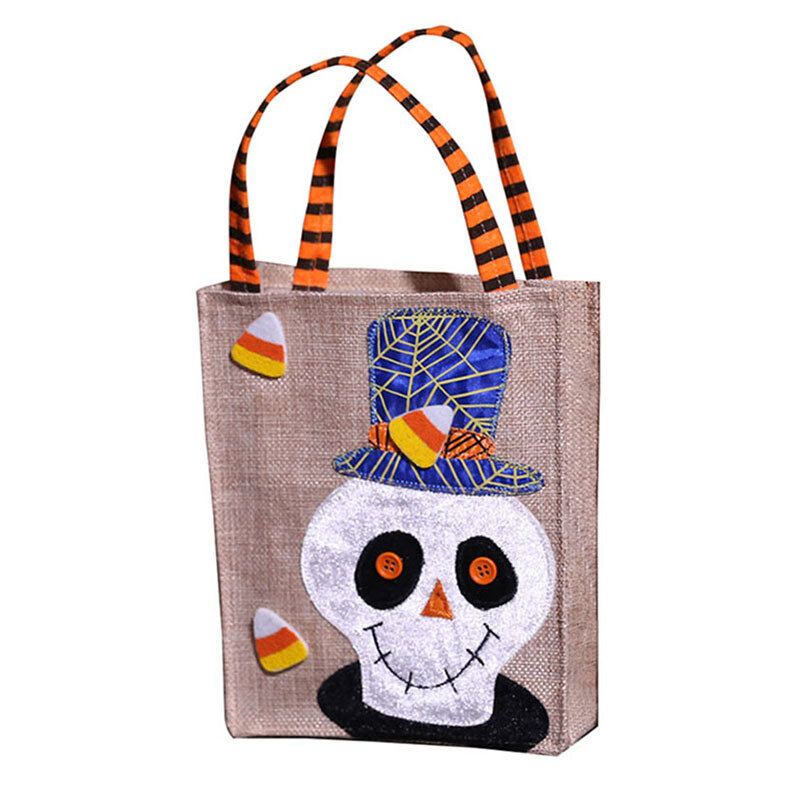 Halloween Dárková Taška Dýňová Černá Kočka Bílý Duch Čarodějnice Ghost Festival Candy Bag