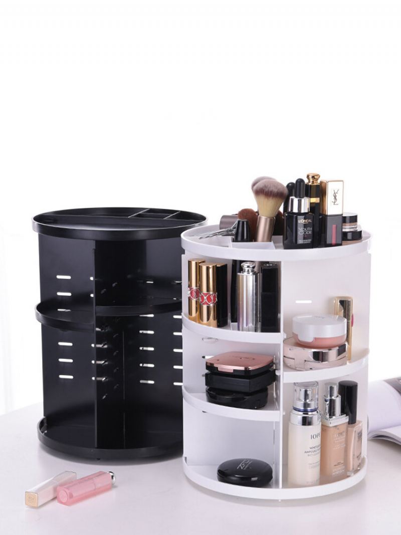 Organizér Na Make-up Otočný O 360 Stupňů Nastavitelný Multifunkční Úložný Box Na Kosmetiku