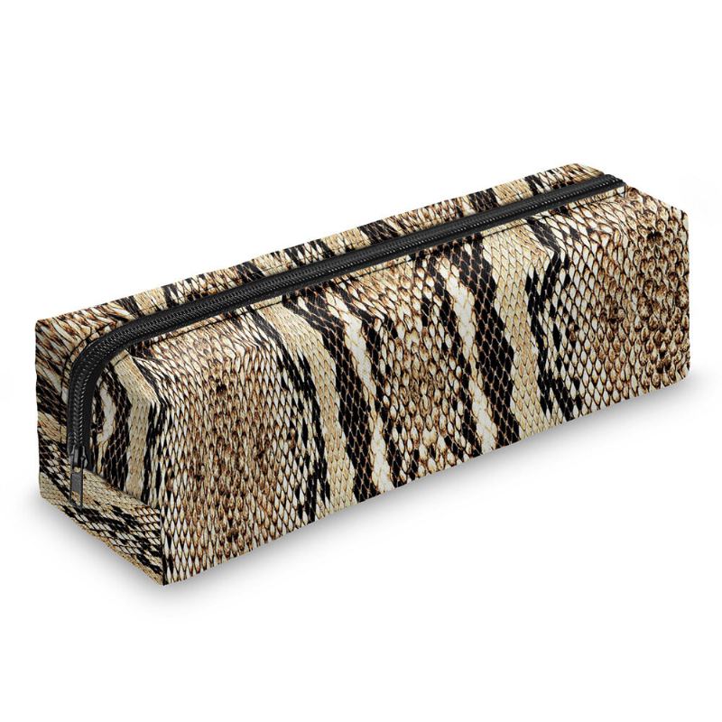 Snakeskin Pencil Case 3d Digitální Tisk Makeup Bag Storage Bag