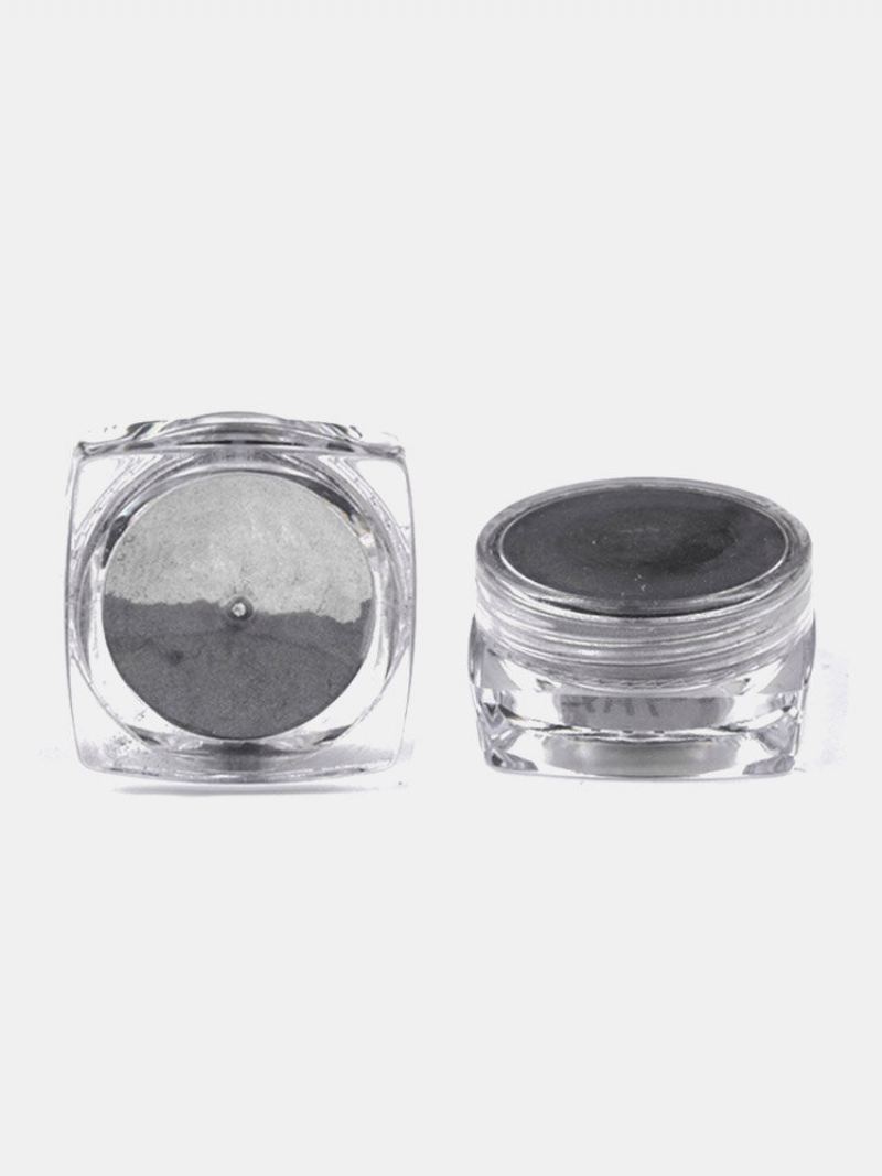 1g Magic Mirror Black Nail Glitter Powder Hladké Nehty Umění Chrome Pigment Dust Manikúra Diy Decorati