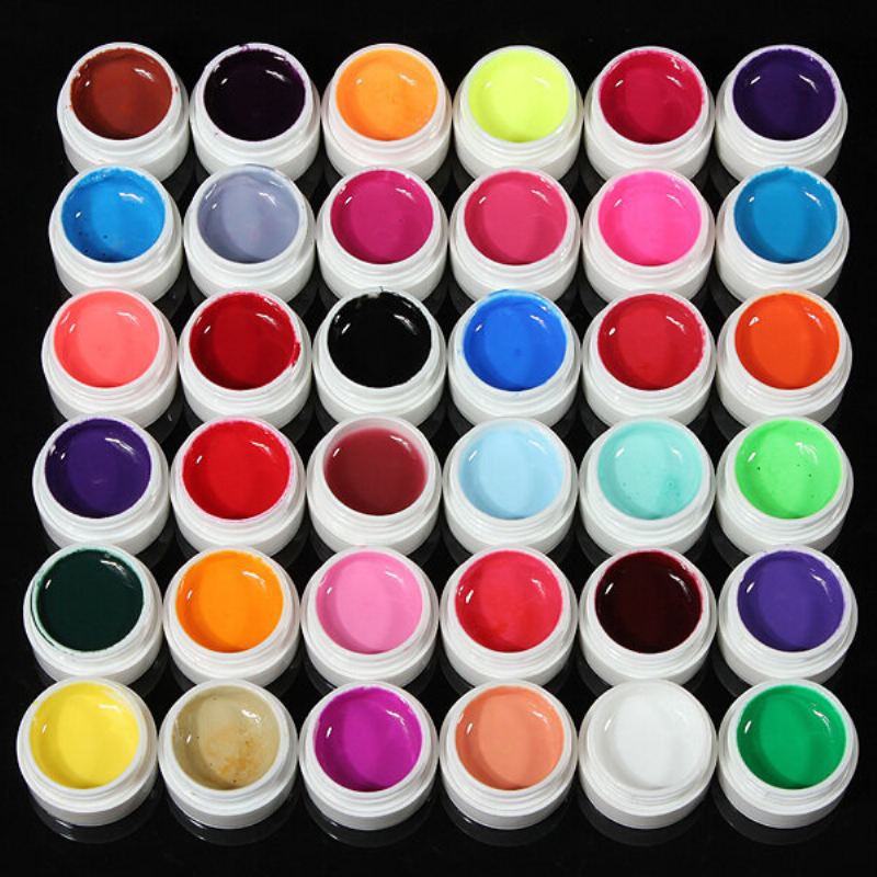 36 Barev 8ml Pure Colors Uv Gel Prodlužovací Nail Art Design