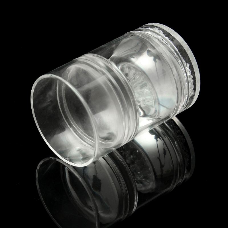 3ks/sada Dual Head Clear Nail Art Stamper Jelly Silikonové Škrabky Na Čepice