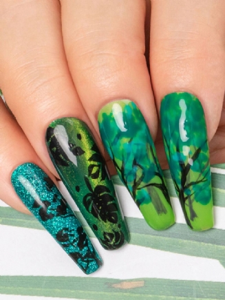 7 Ml Forest Green Series Gelový Lak Na Nehty Manikúra Fototerapeutický Gel Semipermanentní Uv Gel