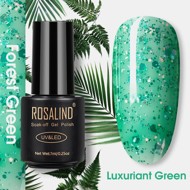 7 Ml Forest Green Series Gelový Lak Na Nehty Manikúra Fototerapeutický Gel Semipermanentní Uv Gel