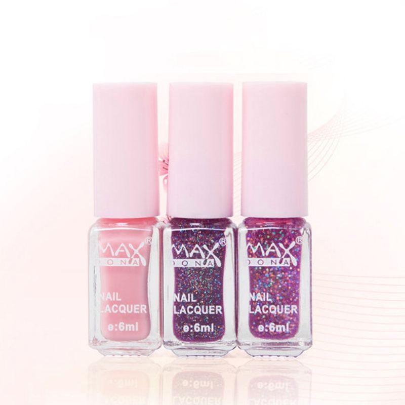 Maxdona 3 Barvy/sada Lak Na Nehty Gradient Color Cocktail Magic Nails Gel