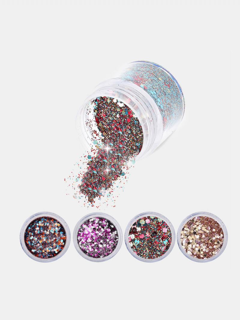 Nail Art Glitter Dust Powder Flitry Tipy 3d Dekorace Na Manikúru