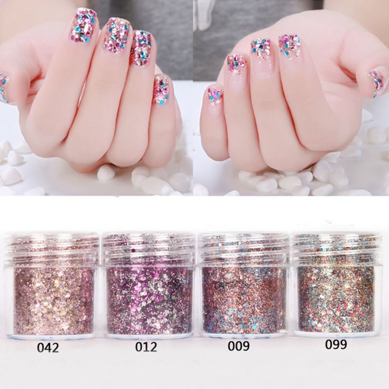 Nail Art Glitter Dust Powder Flitry Tipy 3d Dekorace Na Manikúru