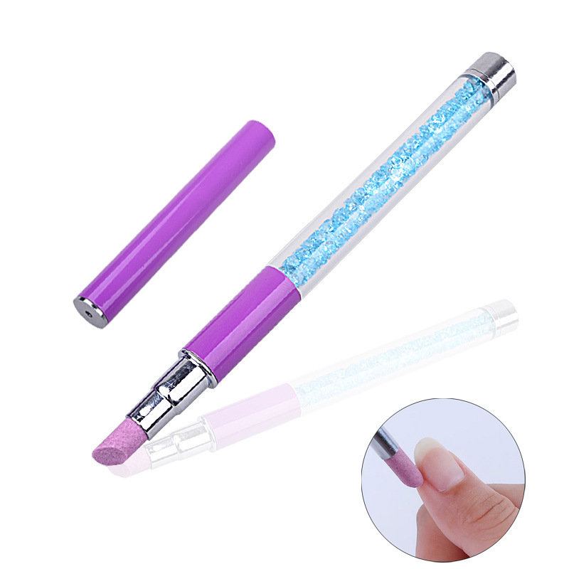 Nail Pusher Dead Skin Remover Nástroje Na Manikúru Crystal Clean Pen