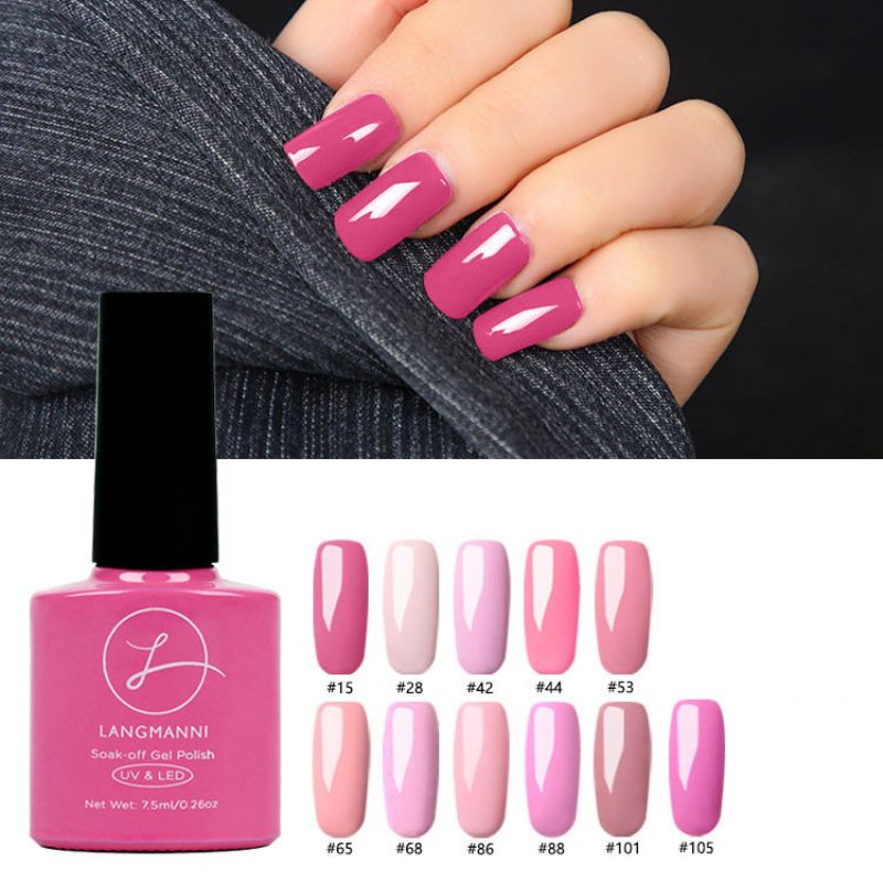 Princess Pink Gel Polish Soak-off Uv Gel Barevný Dlouhotrvající Lak Na Nehty Diy Nail Art