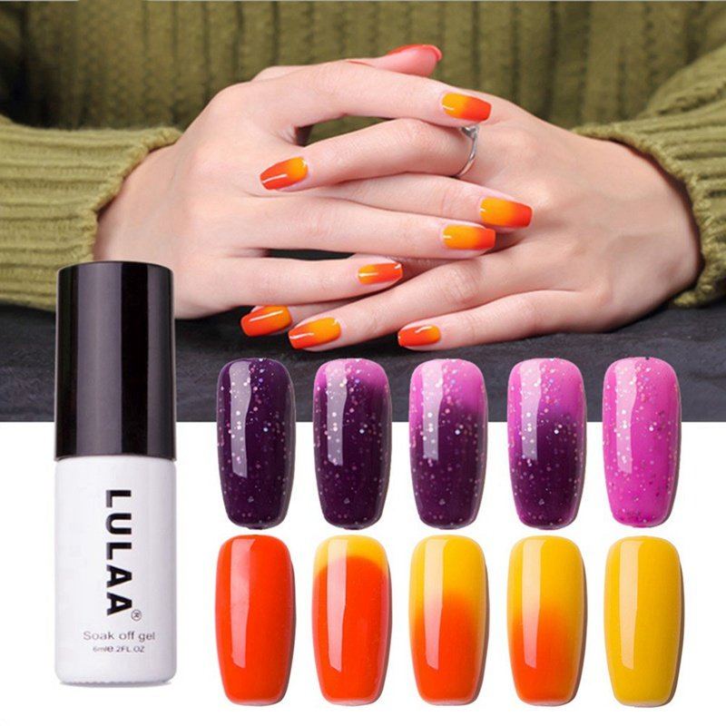 Teplotní Gelový Lak Na Nehty Dlouhotrvající Uv Lak Na Need Uv Led Lamp Nail Beauty