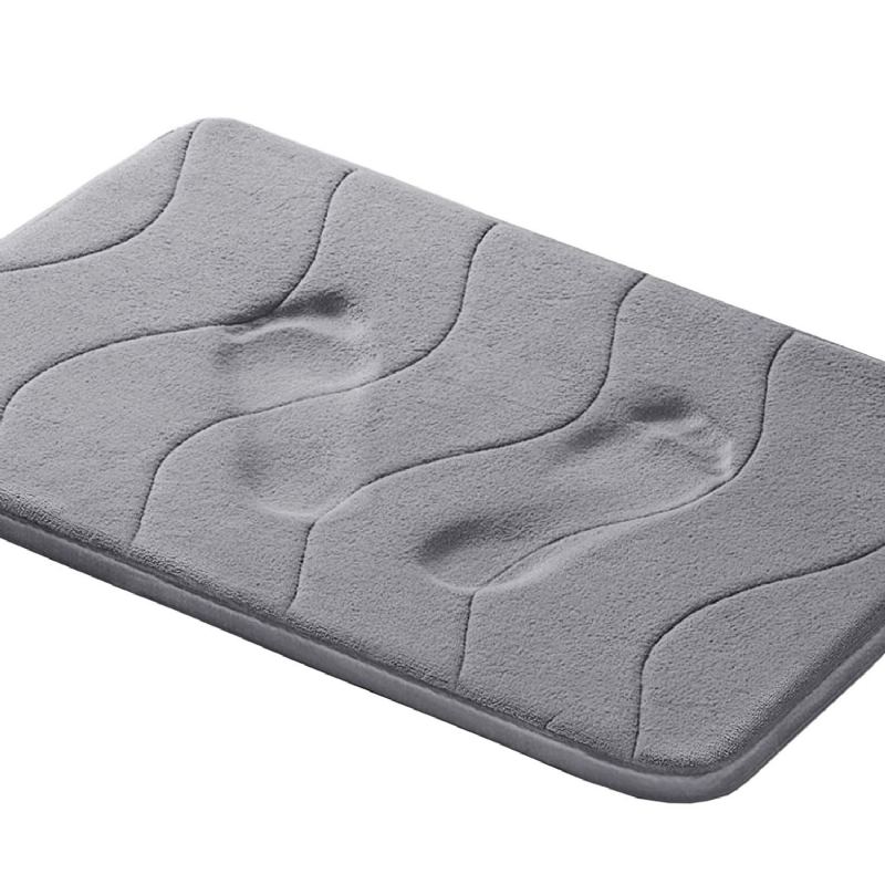 Memory Foam Coral Fleece Protiskluzové Měkké Mikrovláknové Koupelnové Předložky Které Lze Prát V Pračce