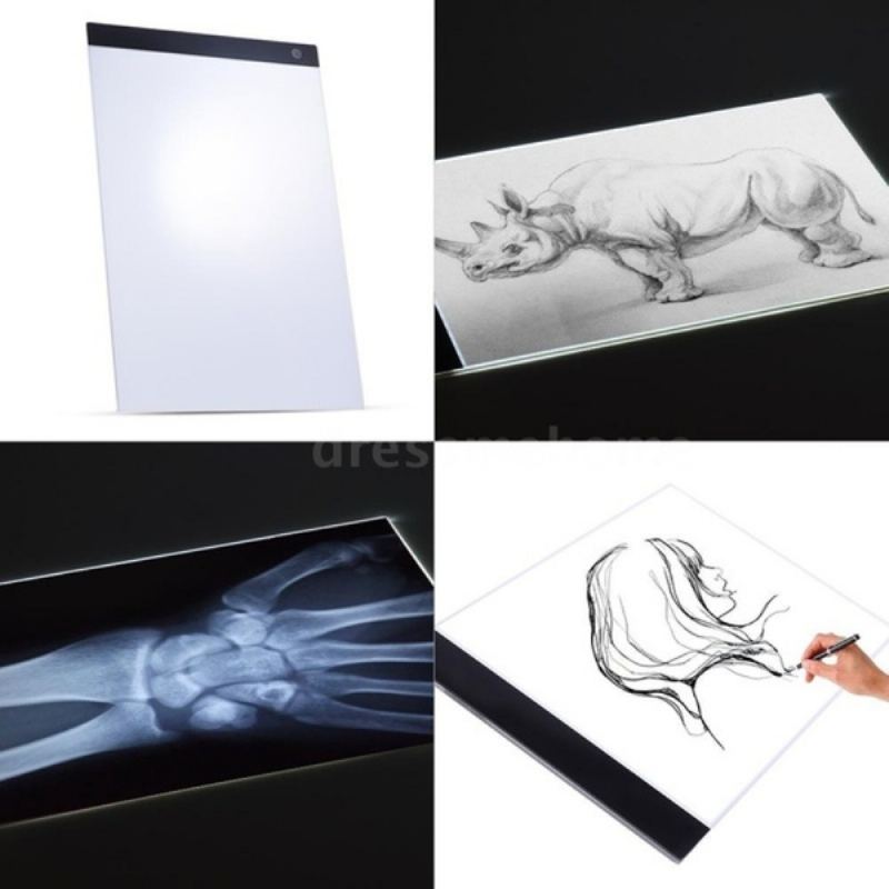 A4 Led Malba Kreslicí Deska Copy Pad Panel Kreslení Tablet Art Artcraft Šablona