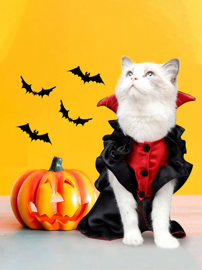 Halloween Pet Vampire Transform Do Cat Simulation Spoof Clothes Vánoční Vtipné Oblečení Pro Kočky