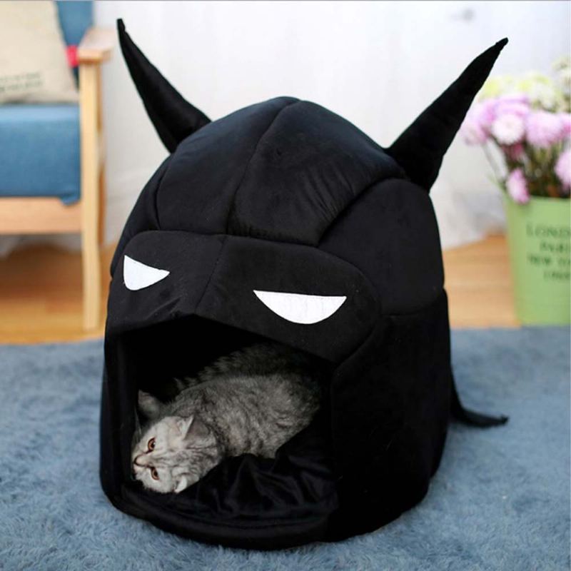 Klasické Modelovací Kočičí Hnízdo Batman S Odnímatelným A Omyvatelným Polštářkem Select Pp Cotton Cat House