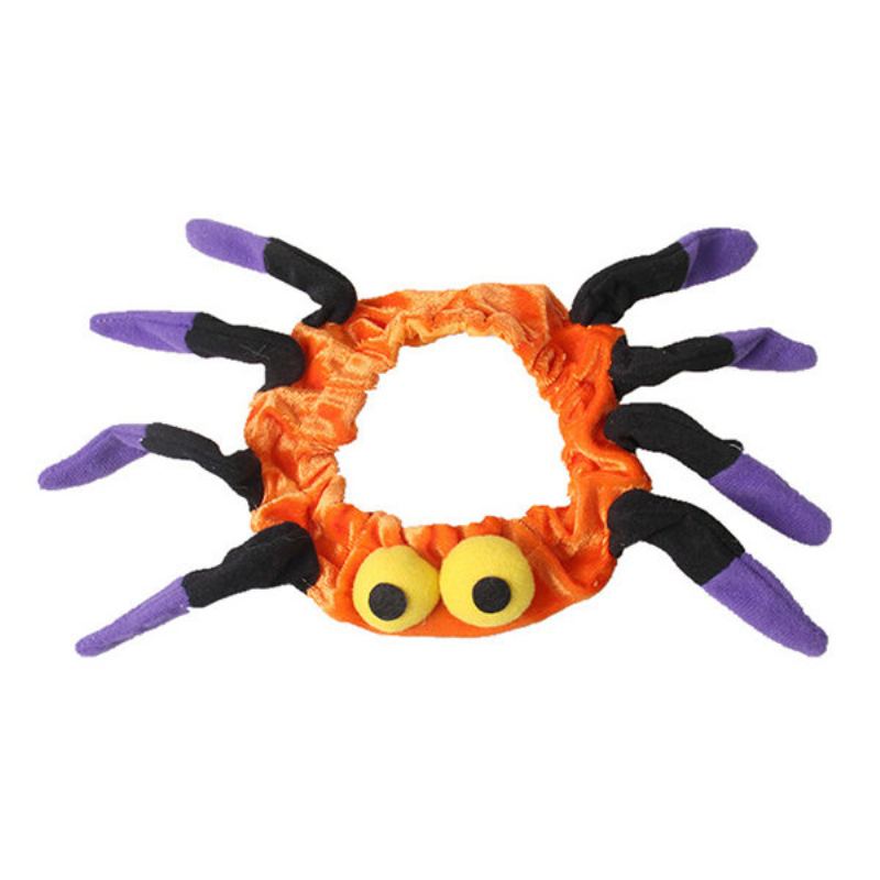 Pet Spider Collar Pes Cat Puppy Kitty Cap Halloween Potřeby Pet Kostým