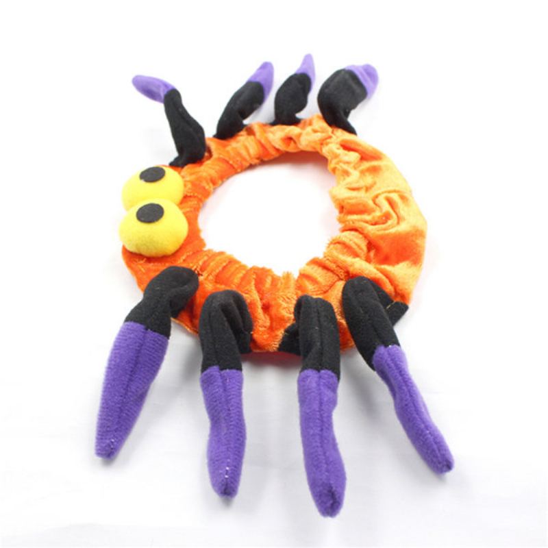 Pet Spider Collar Pes Cat Puppy Kitty Cap Halloween Potřeby Pet Kostým