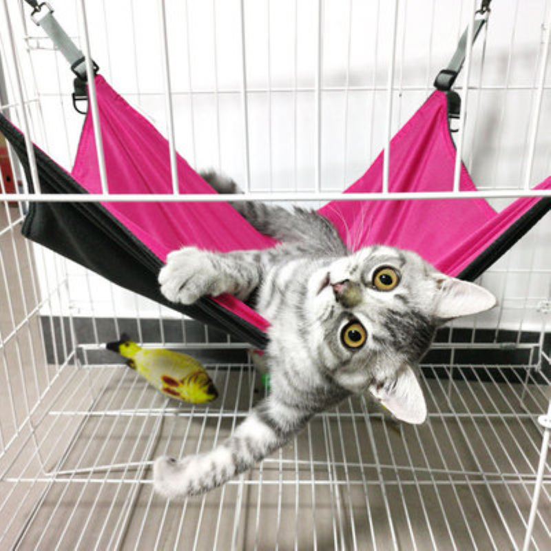 Venkovní Postýlka Pro Kočky A Psy Small Double Decker Pet Camp Bed Závěsná Postel Cat Hammock 1ks