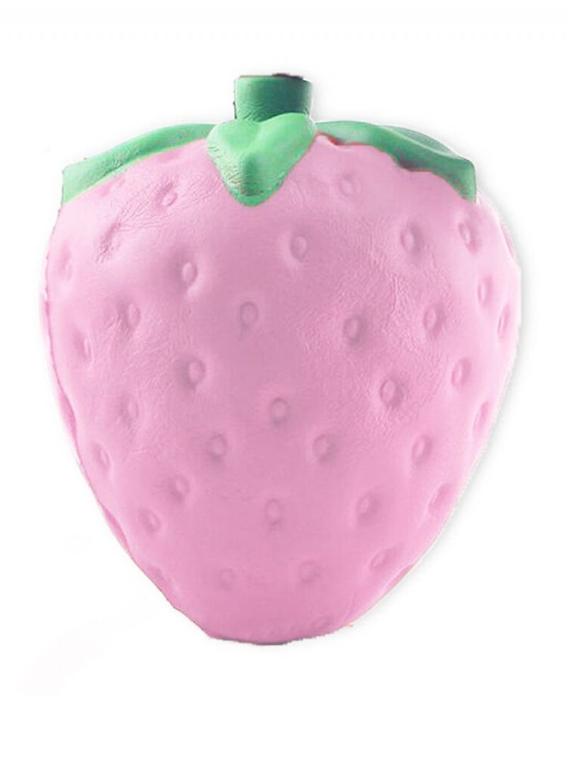 11.5x9.5 cm Kawaii Squishy Strawberry Měkká Telefon Tašky Na Klíče Popruhy Pomalé Stoupání