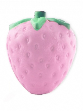 11.5x9.5 cm Kawaii Squishy Strawberry Měkká Telefon Tašky Na Klíče Popruhy Pomalé Stoupání