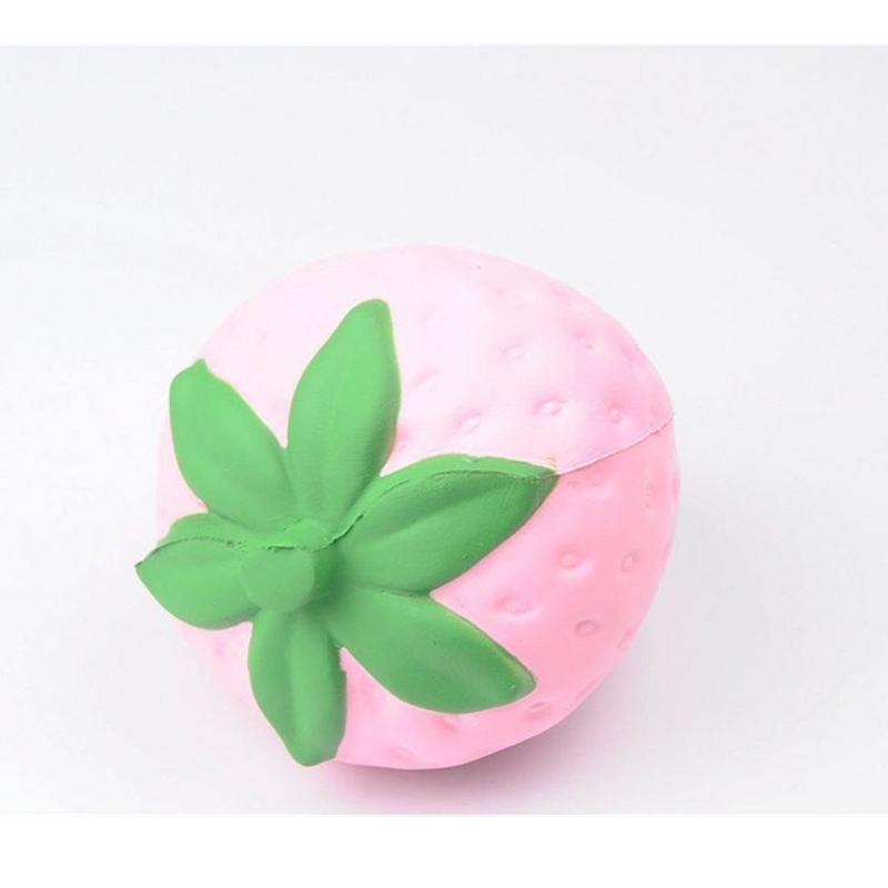 11.5x9.5 cm Kawaii Squishy Strawberry Měkká Telefon Tašky Na Klíče Popruhy Pomalé Stoupání