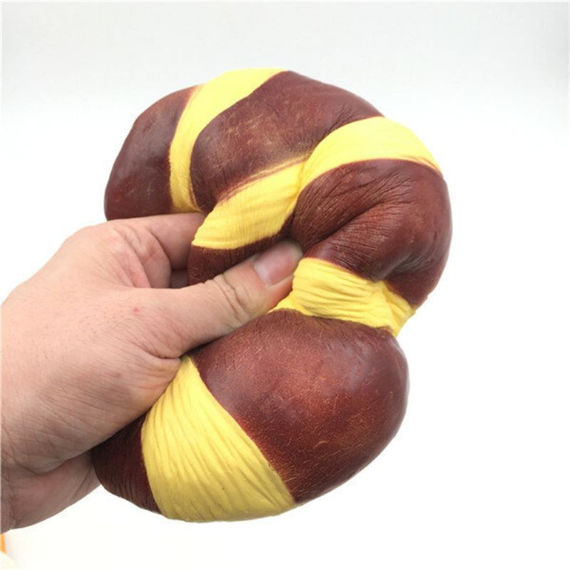 18 cm Squishyfun Jumbo Croissant Squishy Chléb Super Pomalu Rostoucí Ždímací Kolekce Hračka Zábavný Dárek