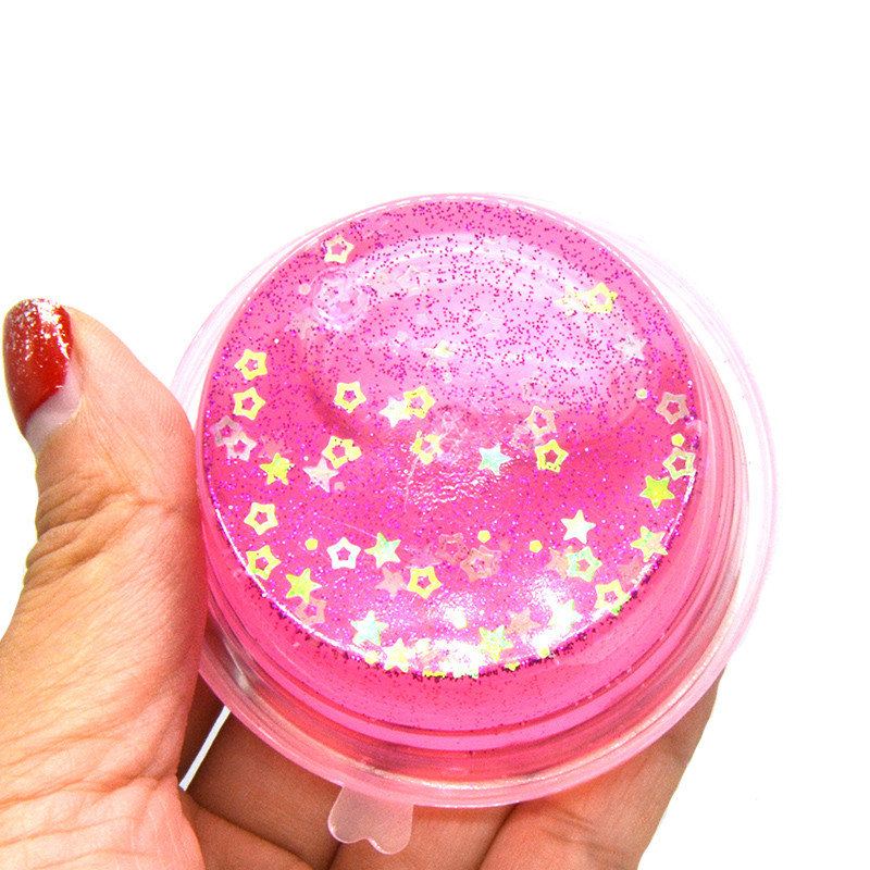 4ks Kiibru Slime Pearl Star Glitter Simulovaná Křišťálová Bahenní Želé Plastelína Dárková Hračka Pro Úlevu Od Stresu