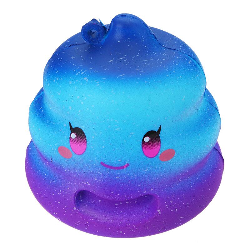 7cm Crazy Squishy Galaxy Poo Pomalu Rostoucí Vonná Kolekce Kreslených Drdolů