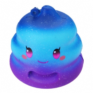 7cm Crazy Squishy Galaxy Poo Pomalu Rostoucí Vonná Kolekce Kreslených Drdolů