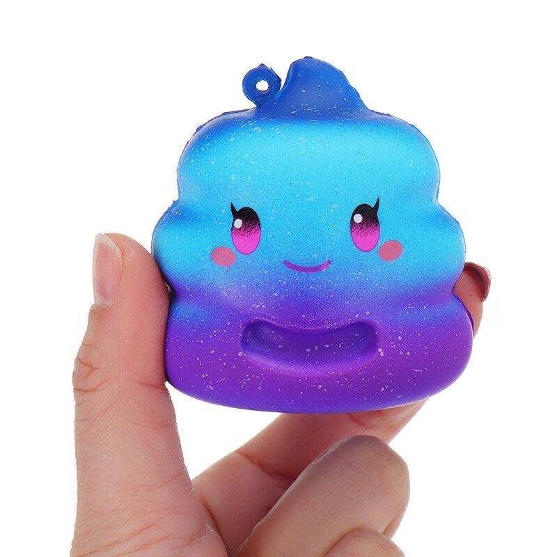 7cm Crazy Squishy Galaxy Poo Pomalu Rostoucí Vonná Kolekce Kreslených Drdolů