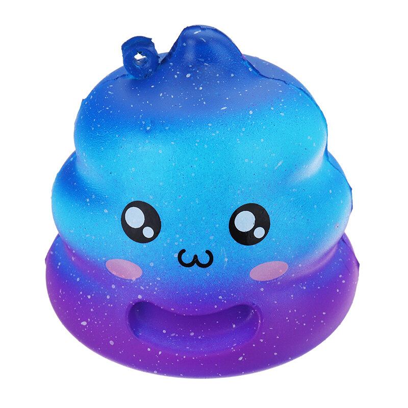 7cm Crazy Squishy Galaxy Poo Pomalu Rostoucí Vonná Kolekce Kreslených Drdolů