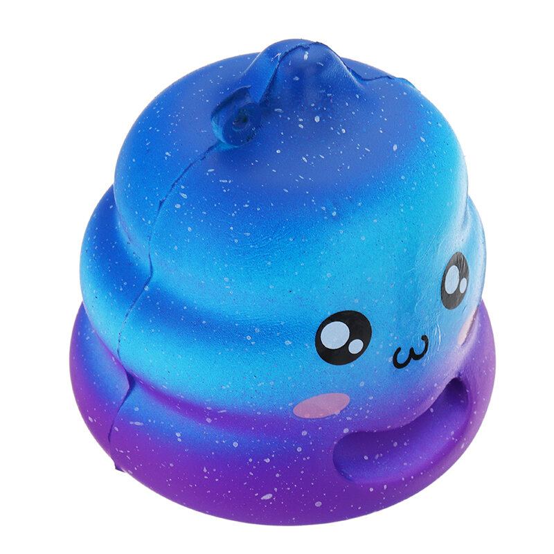 7cm Crazy Squishy Galaxy Poo Pomalu Rostoucí Vonná Kolekce Kreslených Drdolů