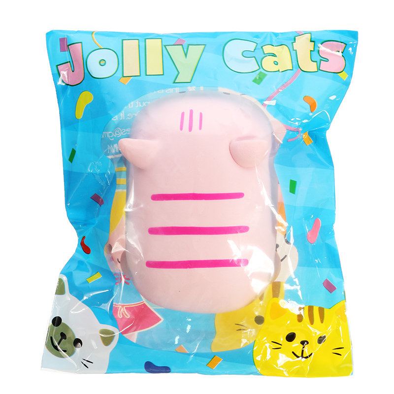 Angie Squishy Jolly Cat 12cm Jemná Vonící Pomalu Rostoucí Originální Balení Kolekce Dárková Dekorace Hračka