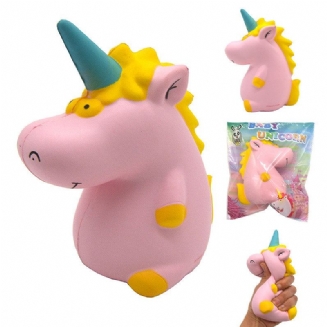 Areedy Squishy Baby Unicorn 14 cm * 10 cm * 8 cm Super Pomalu Rostoucí Roztomilý Růžový Vonný Originální Balíček