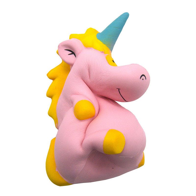 Areedy Squishy Baby Unicorn 14 cm * 10 cm * 8 cm Super Pomalu Rostoucí Roztomilý Růžový Vonný Originální Balíček