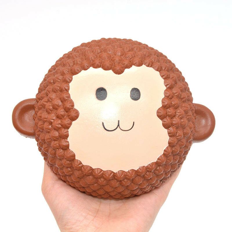 Areedy Squishy Jumbo Monkey Dort 15 cm Vonící Pomalu Rostoucí Originální Balení Kolekce Dárkové Dekorace