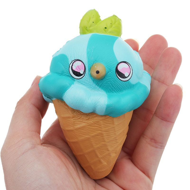 Bird Ice Cream Squishy Slow Rising Squeeze Hračka Stress Dárková Kolekce