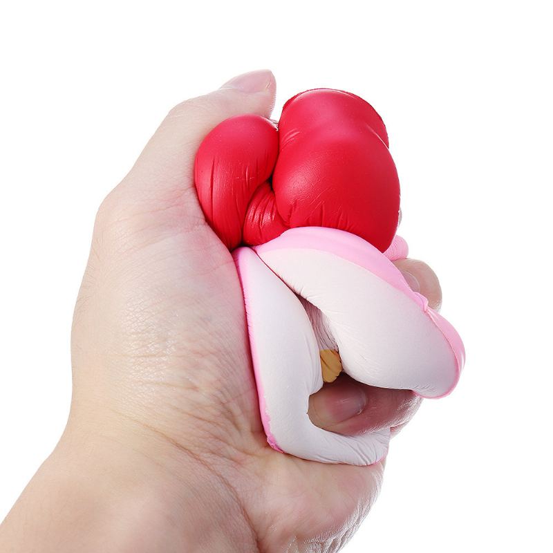 Bow-knot Bell Squishy Jumbo Pomalu Rostoucí Plyšová Dárková Kolekce S Obalem