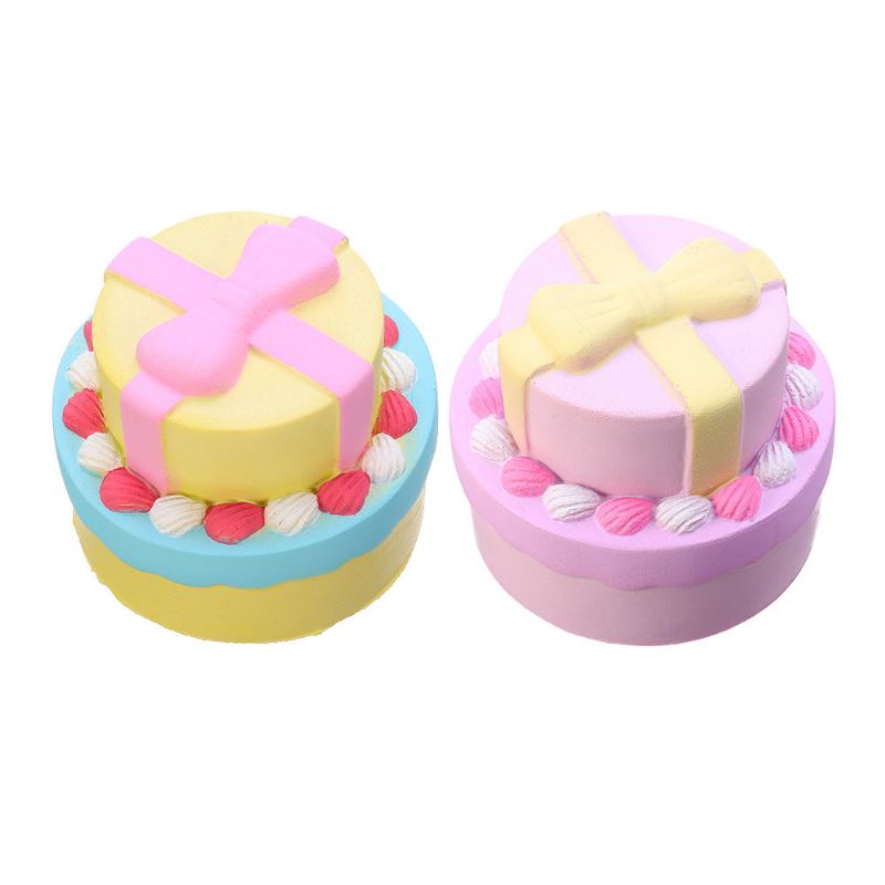 Bow-uzel Double Cake Squishy S Balení Kolekce Dárek