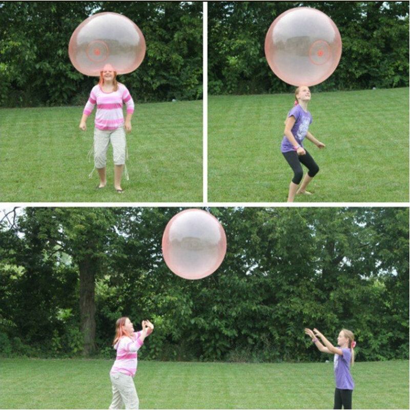 Bubble Ball Funny Toy Balls Kid Transparentní Skákací Kulaté Balónky Pro Dekorace Pro Venkovní Aktivity Dětí