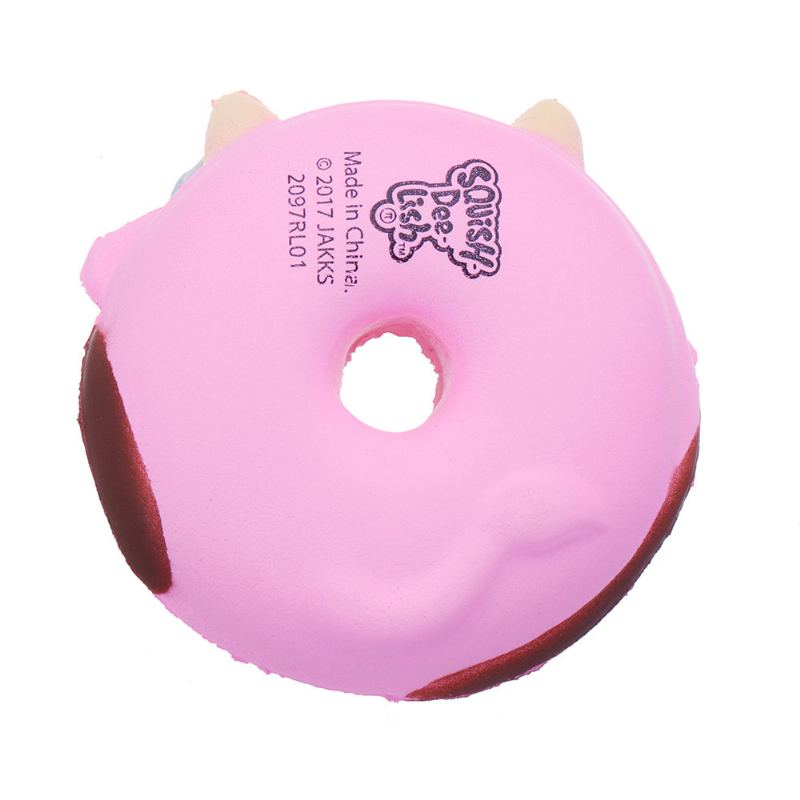 Cartoon Cow Donut Cake Squishy Pomalu Rostoucí Kolekce Dárková Plyšová Hračka S Obalem