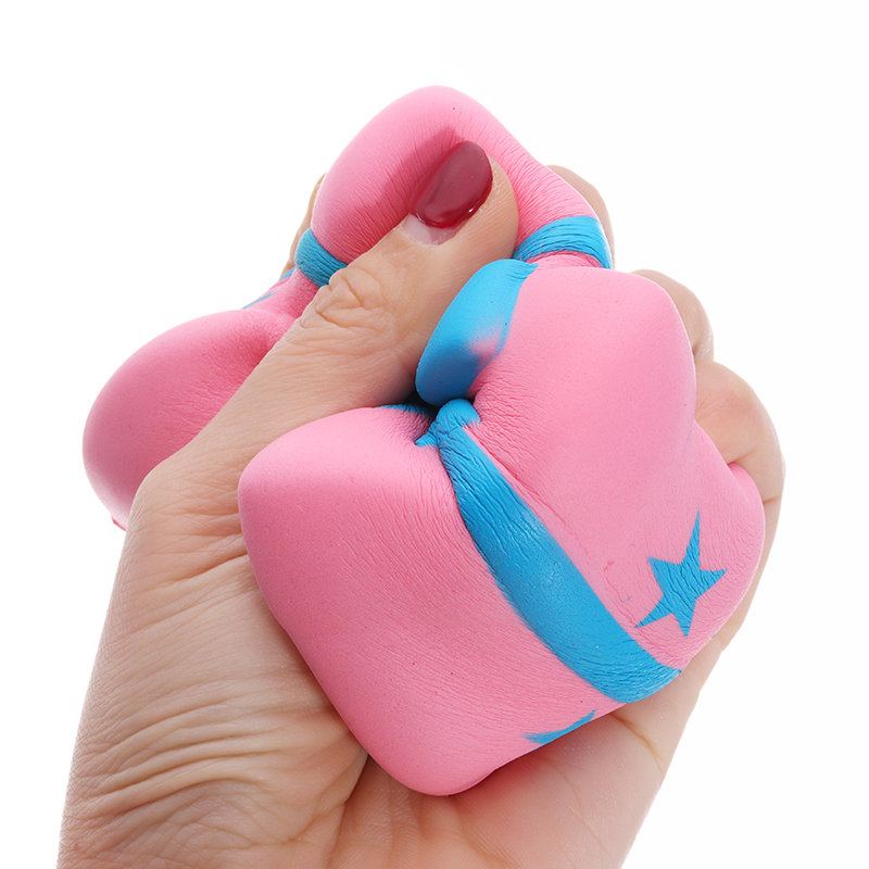 Dárková Krabička Dort Squishy Toy Dárkový Řemínek Na Telefon 7.5 cm Pomalu Rostoucí S Obalem Kolekce Plyšová Hračka