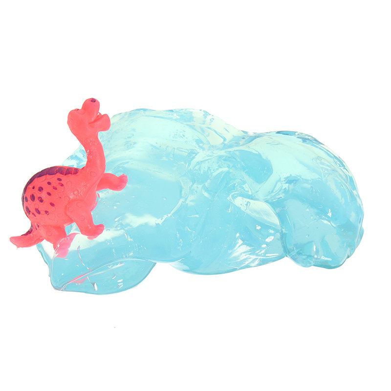 Dinosaur Crystal Slime Hex Láhev Transparentní Hliněná Diy Plastelínová Hračka Jako Dárek