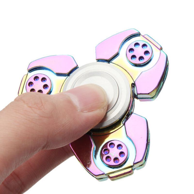 Ecubee Edc Fidget Spinner Hand Finger Miniaplikace Pro Snížení Stresu 3 Barvy