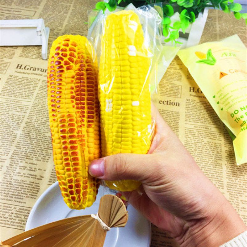 Eric Squishy Corn 16cm Pomalu Rostoucí Zelenina Kolekce S Originálním Balením Dárková Hračka