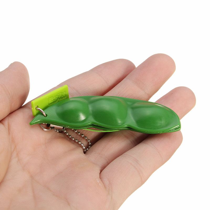 Extrusion Bean Toy Mini Squishy Plyšové Hračky Přívěsky Antistresový Míček Mačkání Gadgets