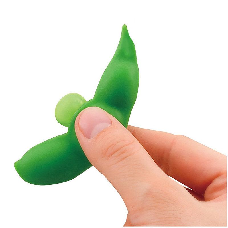 Extrusion Bean Toy Mini Squishy Plyšové Hračky Přívěsky Antistresový Míček Mačkání Gadgets