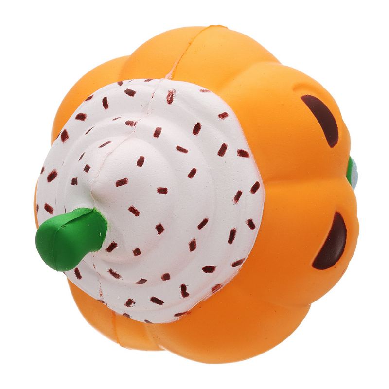 Halloween Dýňová Zmrzlina Squishy Pomalu Rostoucí Plyšová Dárková Kolekce S Obalem