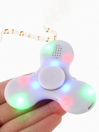 Hand Spinner Nabíjecí Hudební Led Fidget Finger Focus Miniaplikace Pro Snížení Stresu