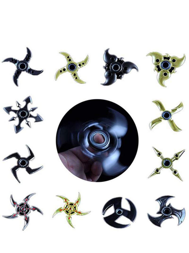 Hand Spinner Tri Fidget Metal Finger Spin Focus Edc Hračky Pro Rotační Uvolnění Stresu